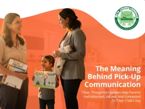 Daycare Communication at Pick-Up Meaning